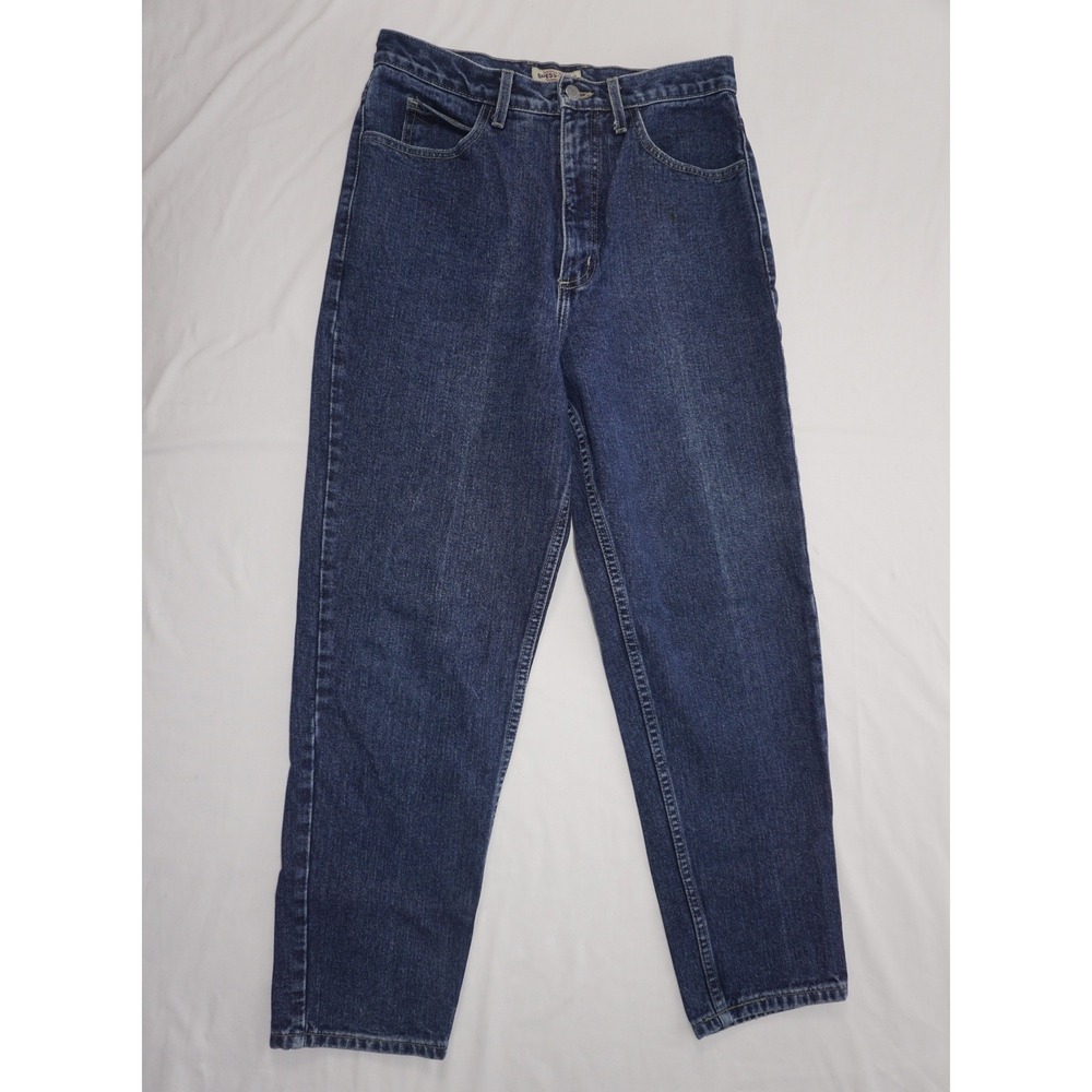 Guess 32 Blue Denim High Rise Tapered Leg Vintage Jeans